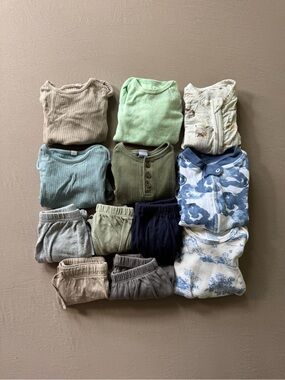 Baby Neutral Pants, Onesie & Bodysuit Bundle